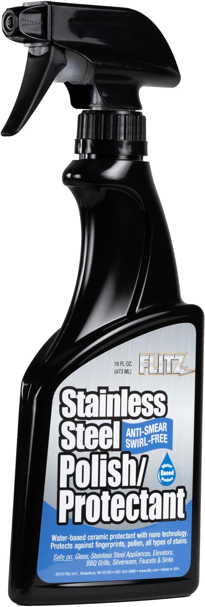 FLITZ:ステンレス&クローム専用ポリッシュ（473ml）
