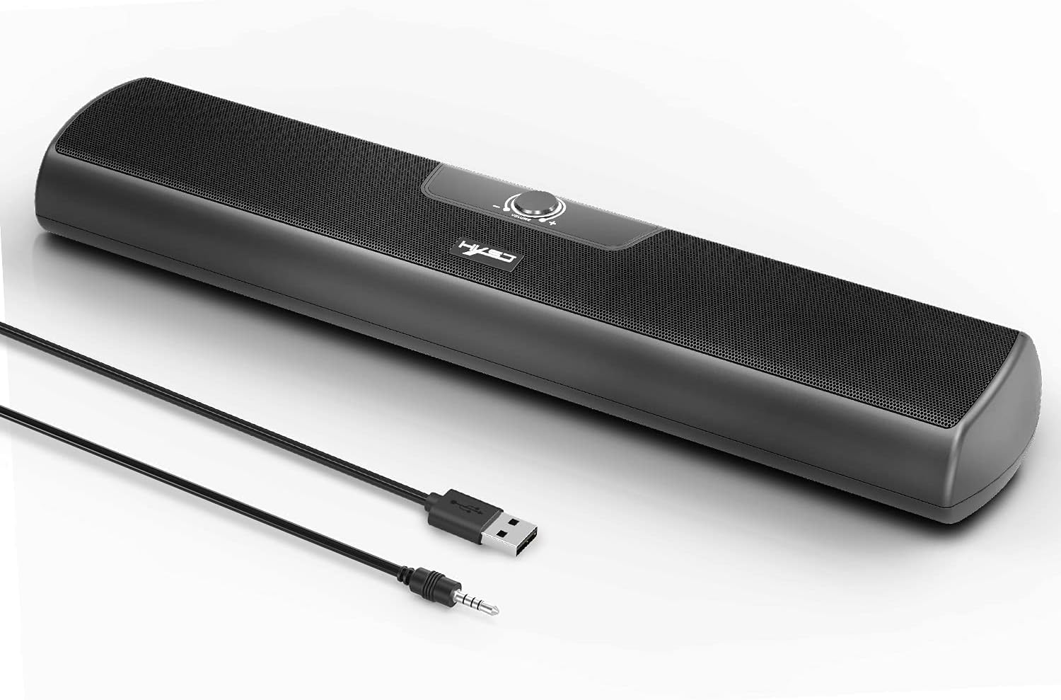 VersionTech Computer Speaker Mini Soundbar Wall Mountable, 10W Wired PC