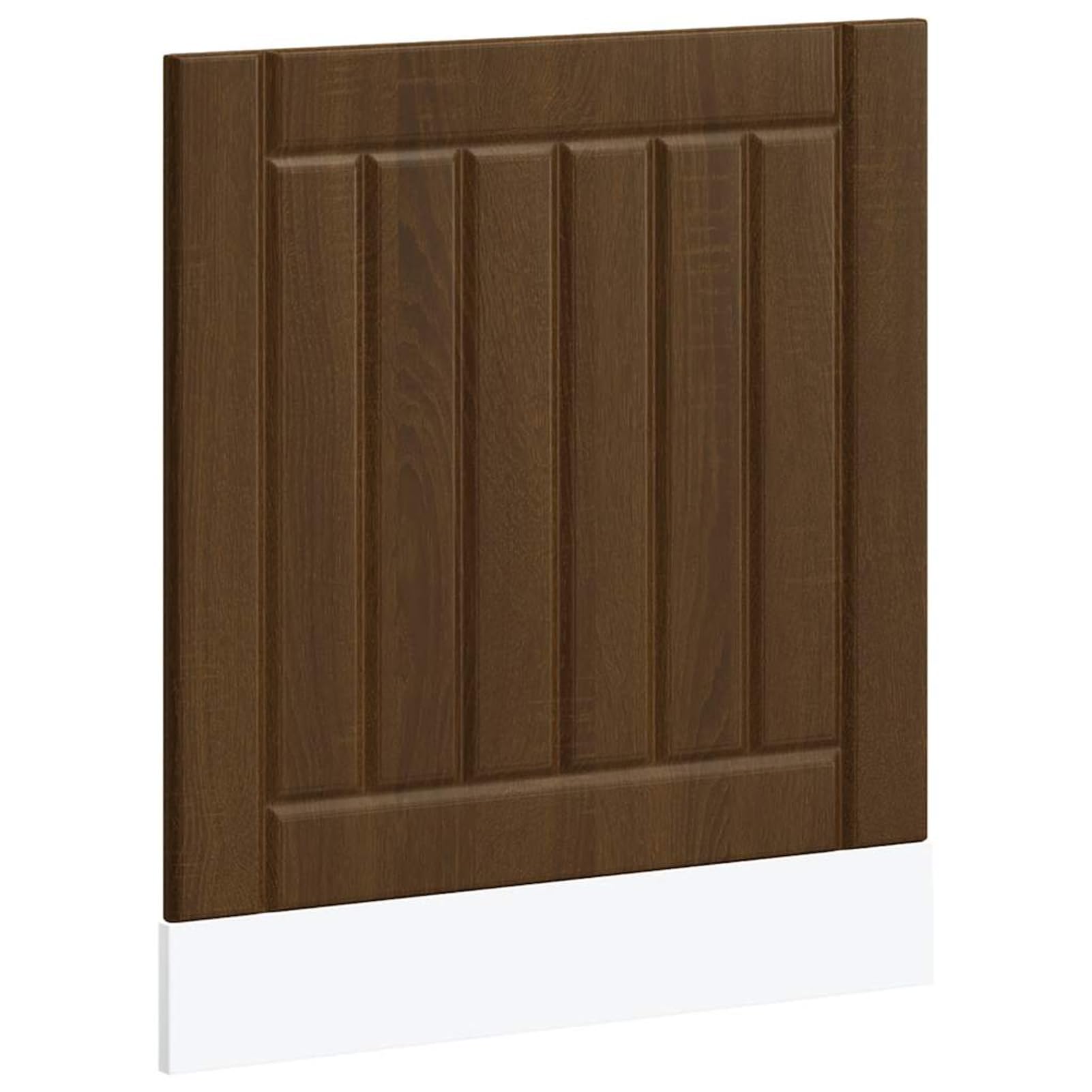 Gecheer Geschirrspülerblende Braun Eichen-Optik Holzwerkstoff, Wandschrank Oberschrank Küchenschränke Küchenmöbel für Wohnküche Essbereich, Lucca-Serie 853904