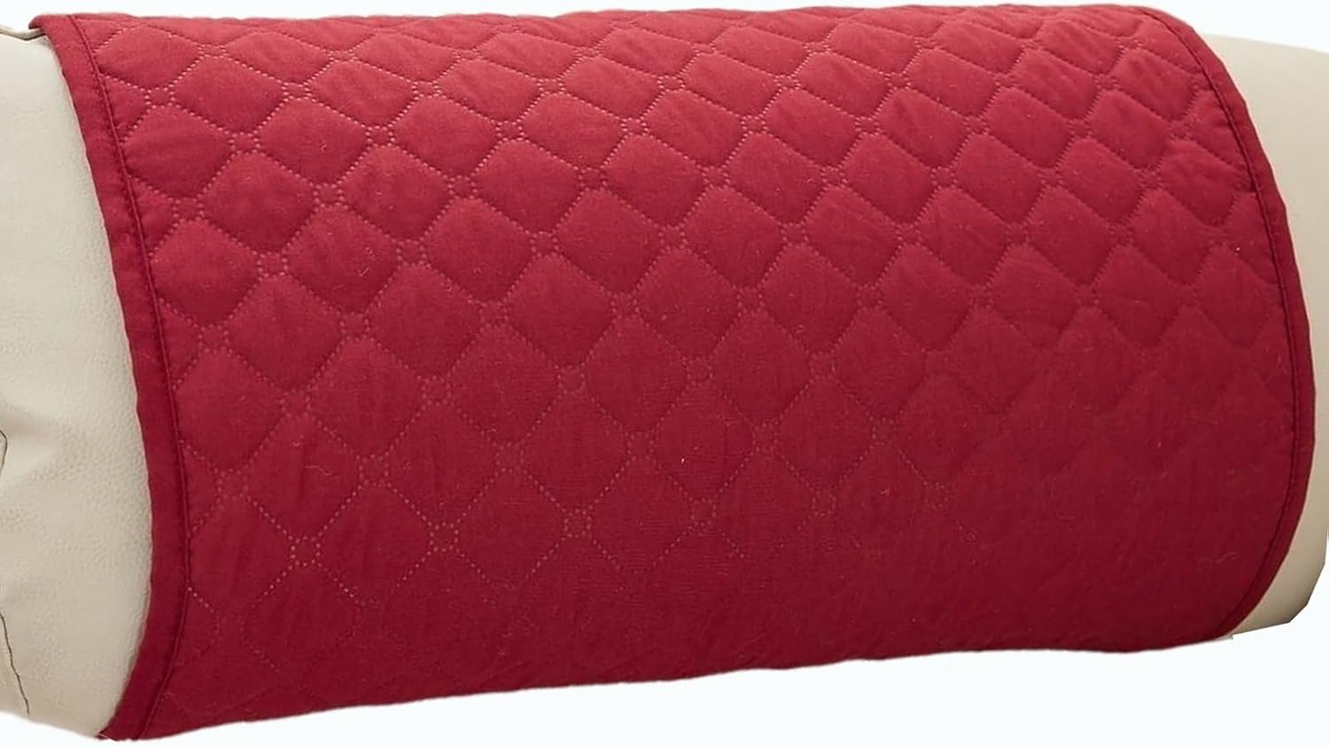 Sofa Armrest Cover, Headrest Cover for Recliner Chair Arm Cover, Armchair Slipcover Nonslip Quilted Furniture Protector for Pets Leather Broad Arm Couch(Navy Blue,3 Seat 5pc)