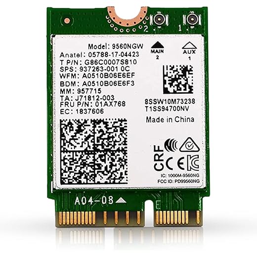 Intel Wireless-AC 9560 WiFi Card