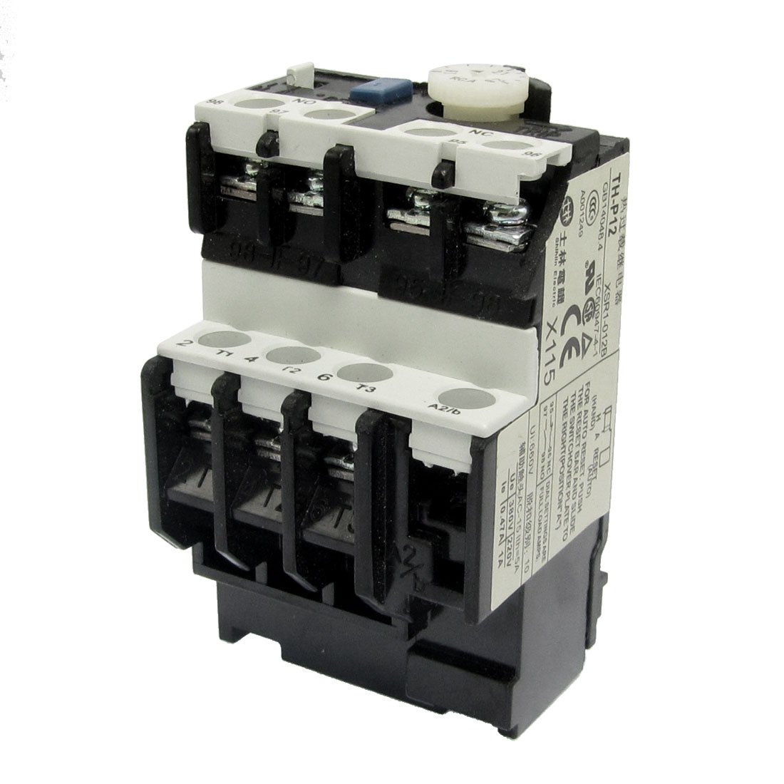 Gvbaepieo One Color Th-P12 Ac 220V/380V 1Nc 1No Pole Thermal Overload Relay 1.6A-2.6A