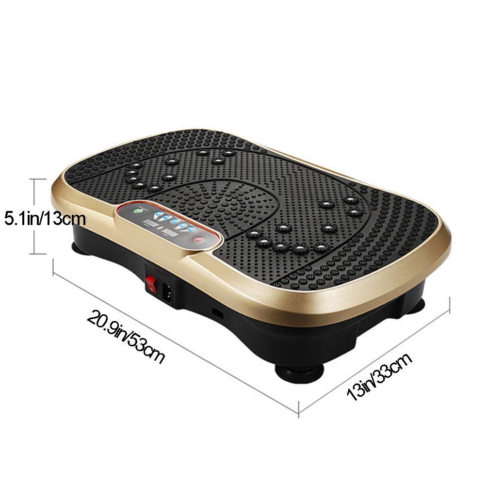 Wibracyjny przyrząd do ćwiczeń Fitness Trenażer wibracyjny Ultra cienka płyta wibracyjna Shiatsu Wyciszenie Masaż Regulowana wibracja Łatwe przechowywanie w celu utraty wagi i ujędrniania ciała
