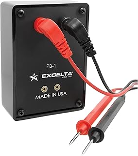 Excelta Pocket Transistor & Diode Tester, Continuity Check, Made in USA (9V Battery Not Included), Professional