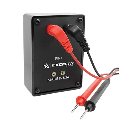 Excelta Pocket Transistor & Diode Tester, Continuity Check, Made in USA (9V Battery Not Included), Professional