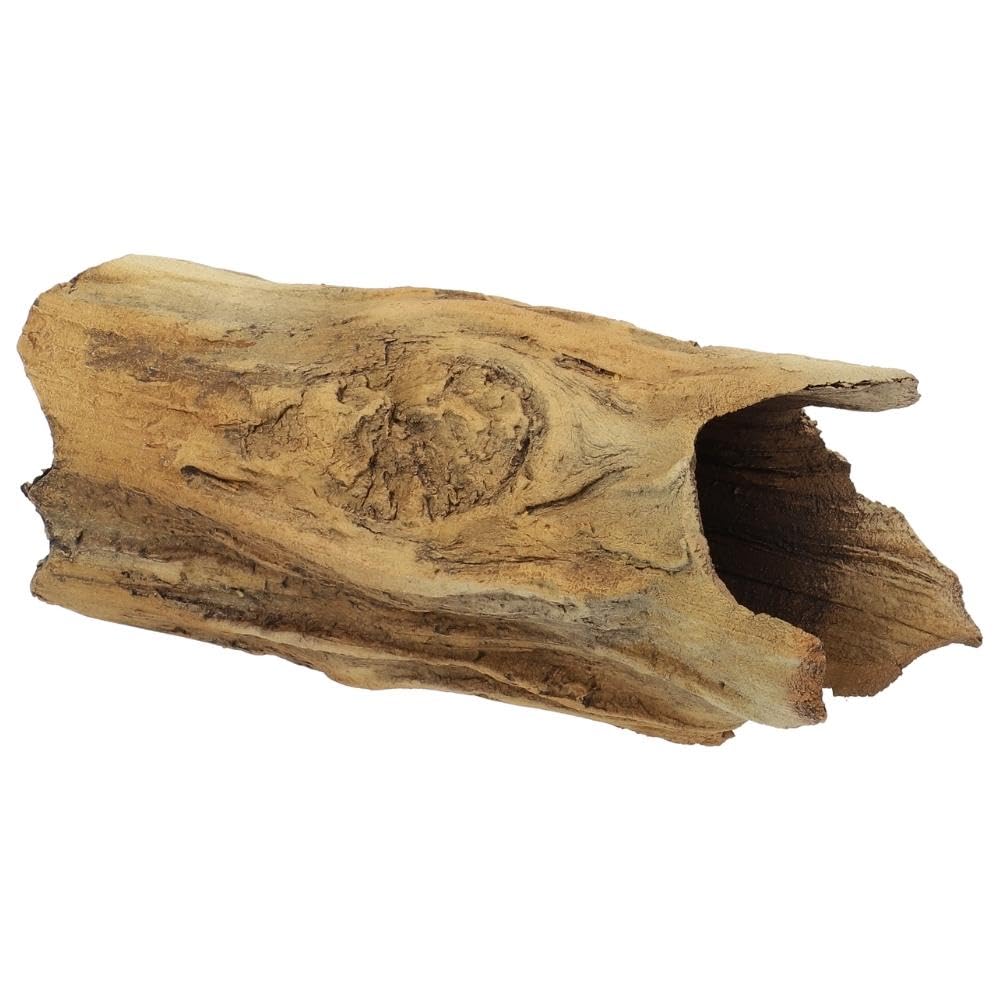 Decoración para acuario, tronco de árbol, cueva, tubo de acuario, decoración de acuario, cueva de desove