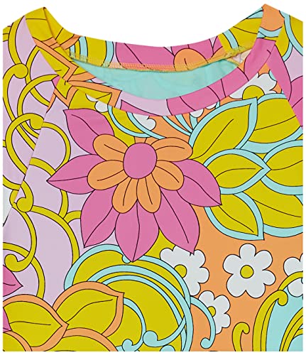 Hobie Girls Long Sleeve Bikini Top & Merrow Hipster Bottom Rashguard Set2