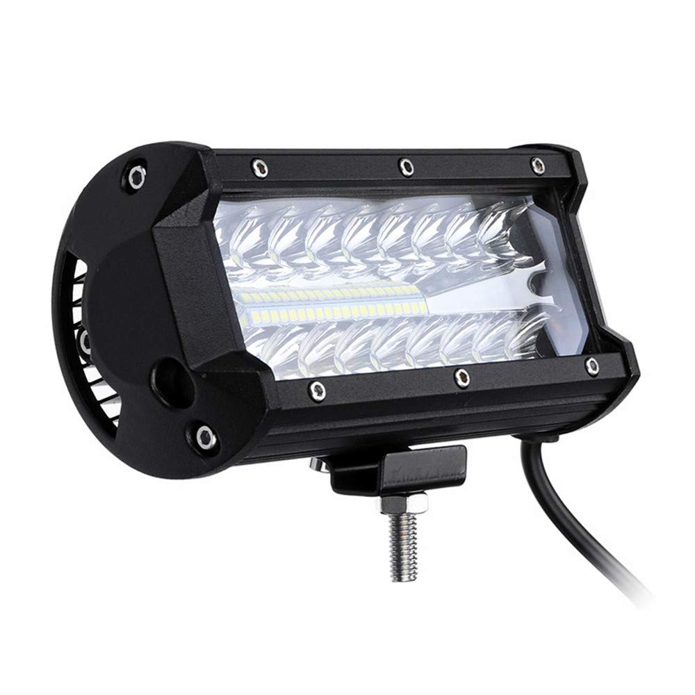 18 cm 40 000 lm 120 W samochód LED robocze reflektory Combo prowadzenie przeciwmgielne lampa do terenowych ciężarówek łodzi Atv