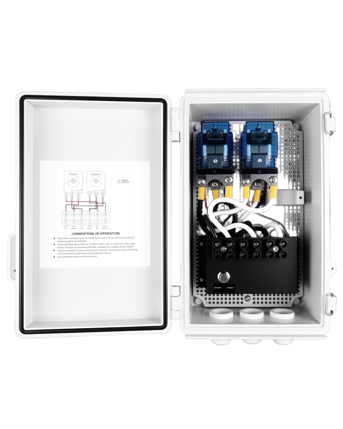 30A 120V RV Transfer Switch, Automatic Transfer Switch Fits for RV Speedboats