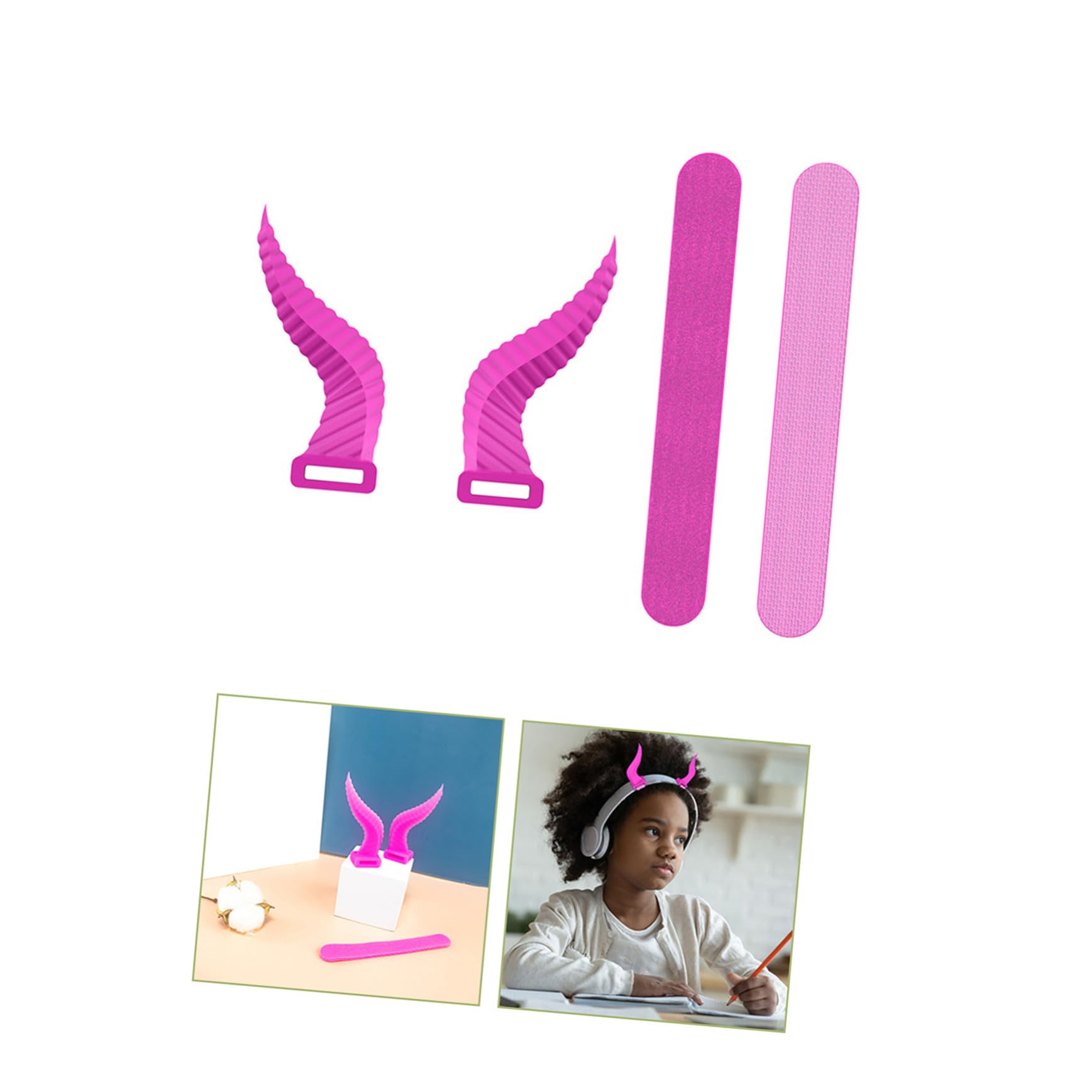 NUOBESTY 5 Pares Decoraciones de Silicona para Auriculares con Accesorios de Auriculares para Diadema y Gaming Instalación Material Flexible y Duradero