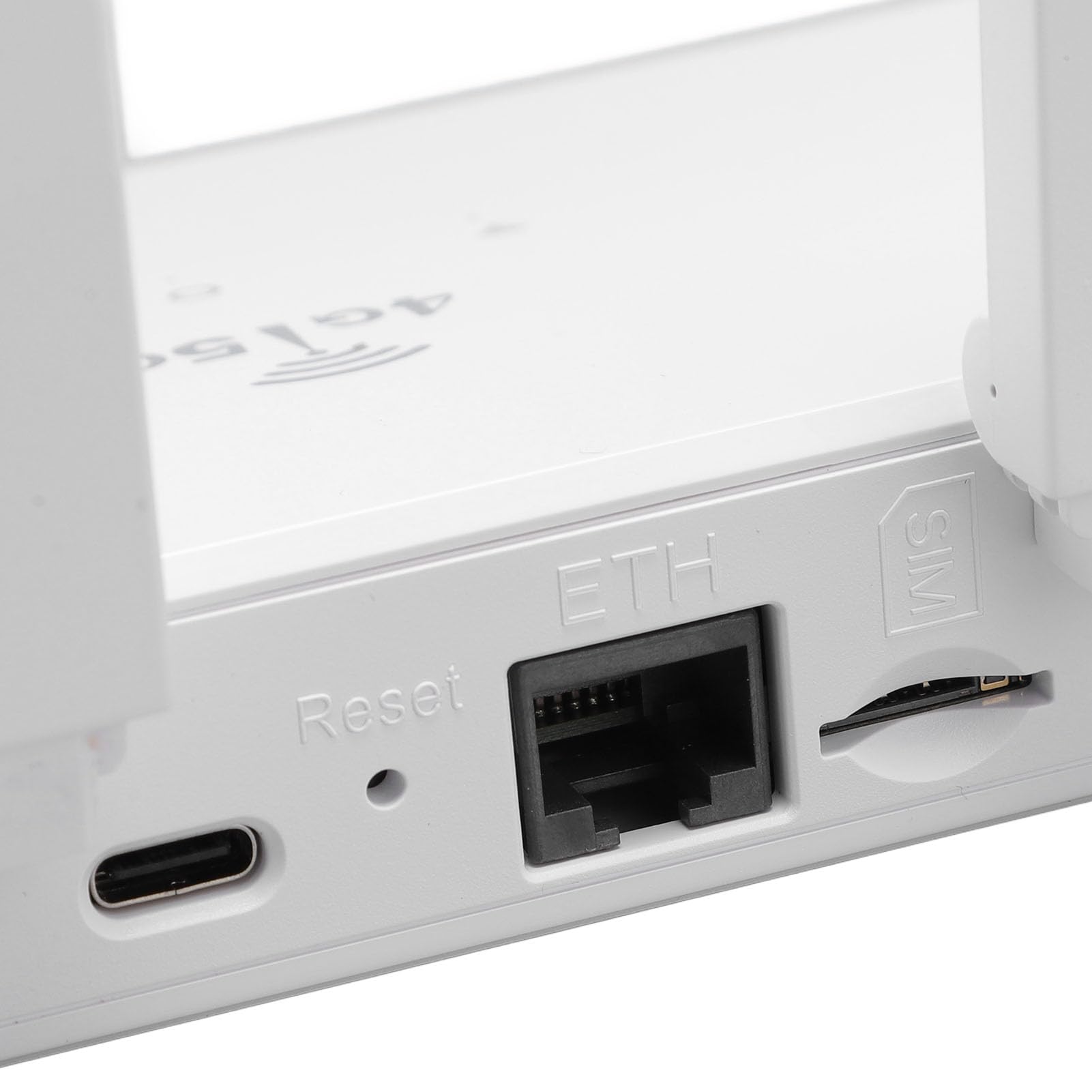 Zunate Router 4G LTE, Szybkie Mobilne Urządzenie Hotspot 802.11b/G/n z Gniazdem Karty SIM Typu C, ładowanie 4 Anteny o Wysokim Zysku, Odblokowany Punkt Routera (wtyczka UE)