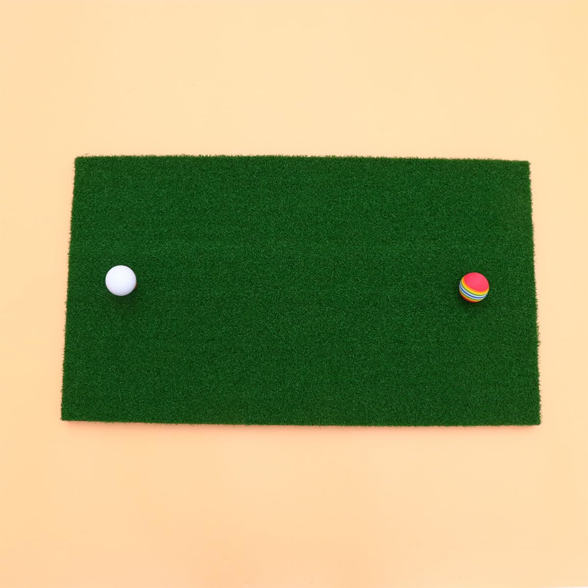 Tappetino da Allenamento Golf Portatile in PP Verde per Casa