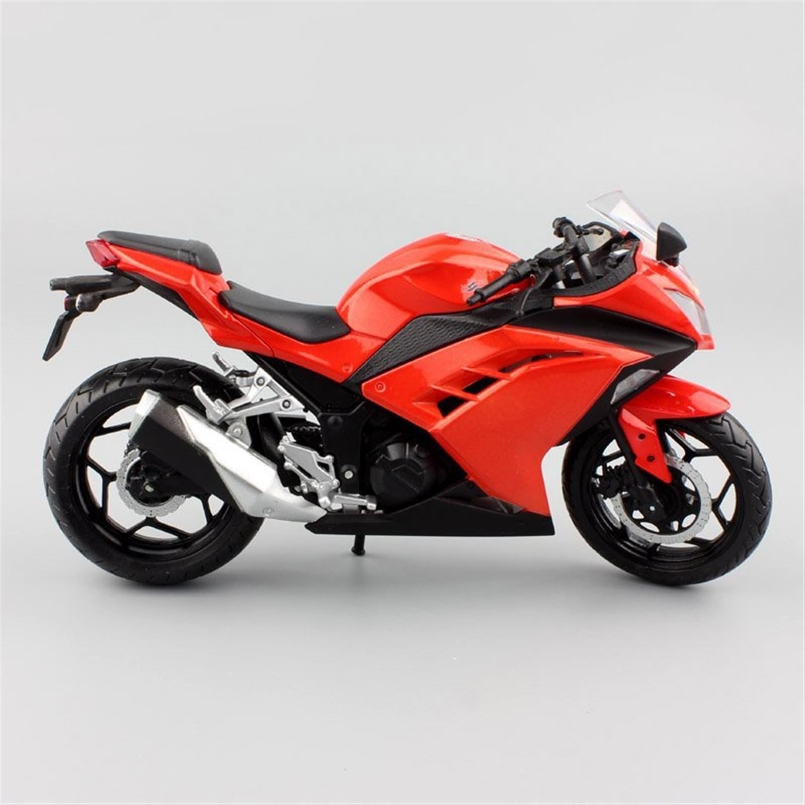 Modello 1:12 Per Kawasaki Ninja250R 2013 Modello Di Moto Simulazione Auto Giocattolo In Lega(Orange)