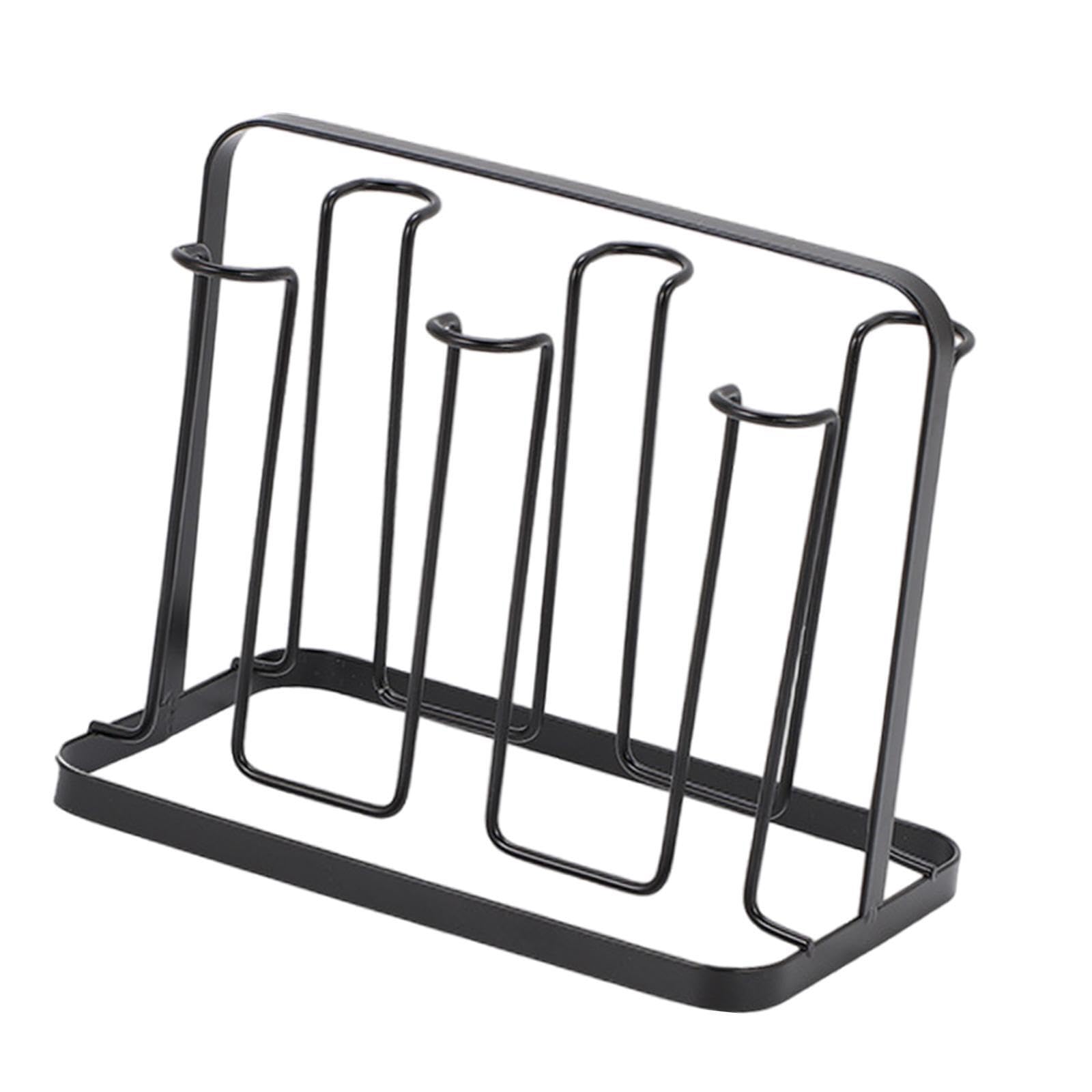 Qlecxzi Black Coffee Mug Holder Mug Organizer Provides Smart Storage Solutions To Coffee Setup Neat And Tidy Keeping Things Tidy And Organized While Saving Space, 215X135 X180mm