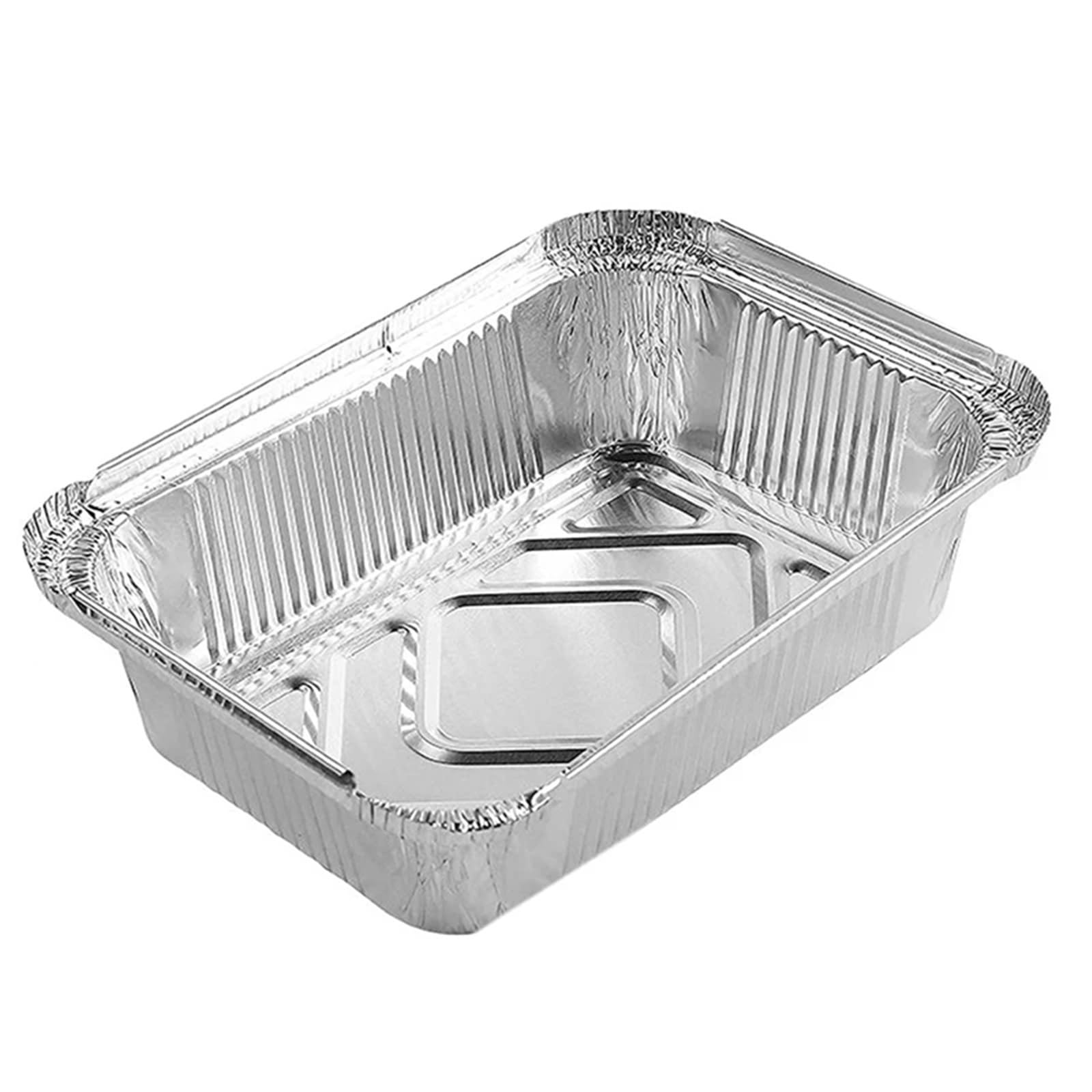 teglie in Alluminio, 20 Pezzi di teglie in Alluminio con Coperchio, teglie in Alluminio for Alimenti, for Cucinare/cuocere al Forno, 18,5 cm