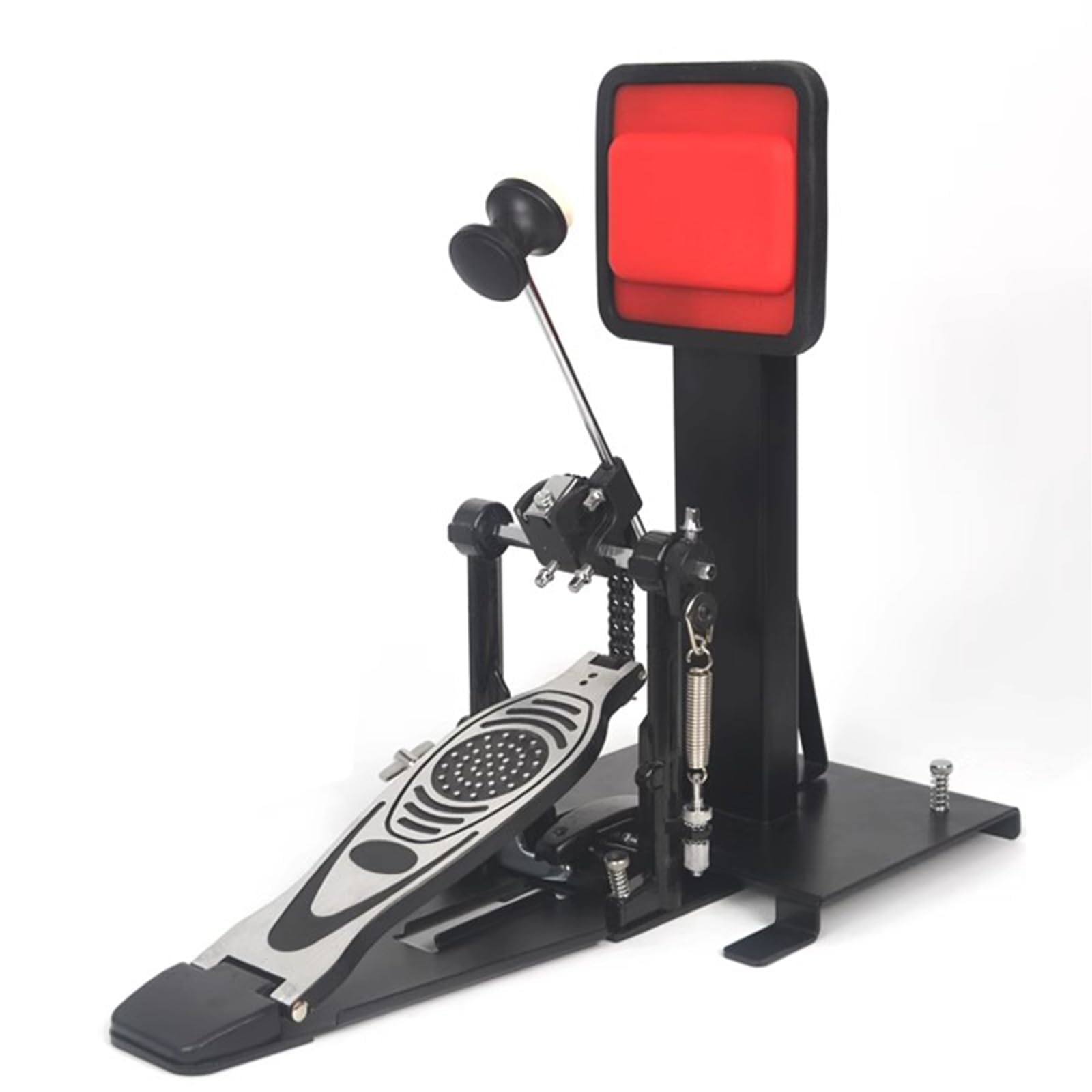 Pédale De Grosse Caisse Robuste, Pédale De Grosse Caisse À Double Chaîne, avec Grande Surface De Frappe, pour S'entraîner Aux Techniques De Base, pour Les Batteurs Professionnels Débutants
