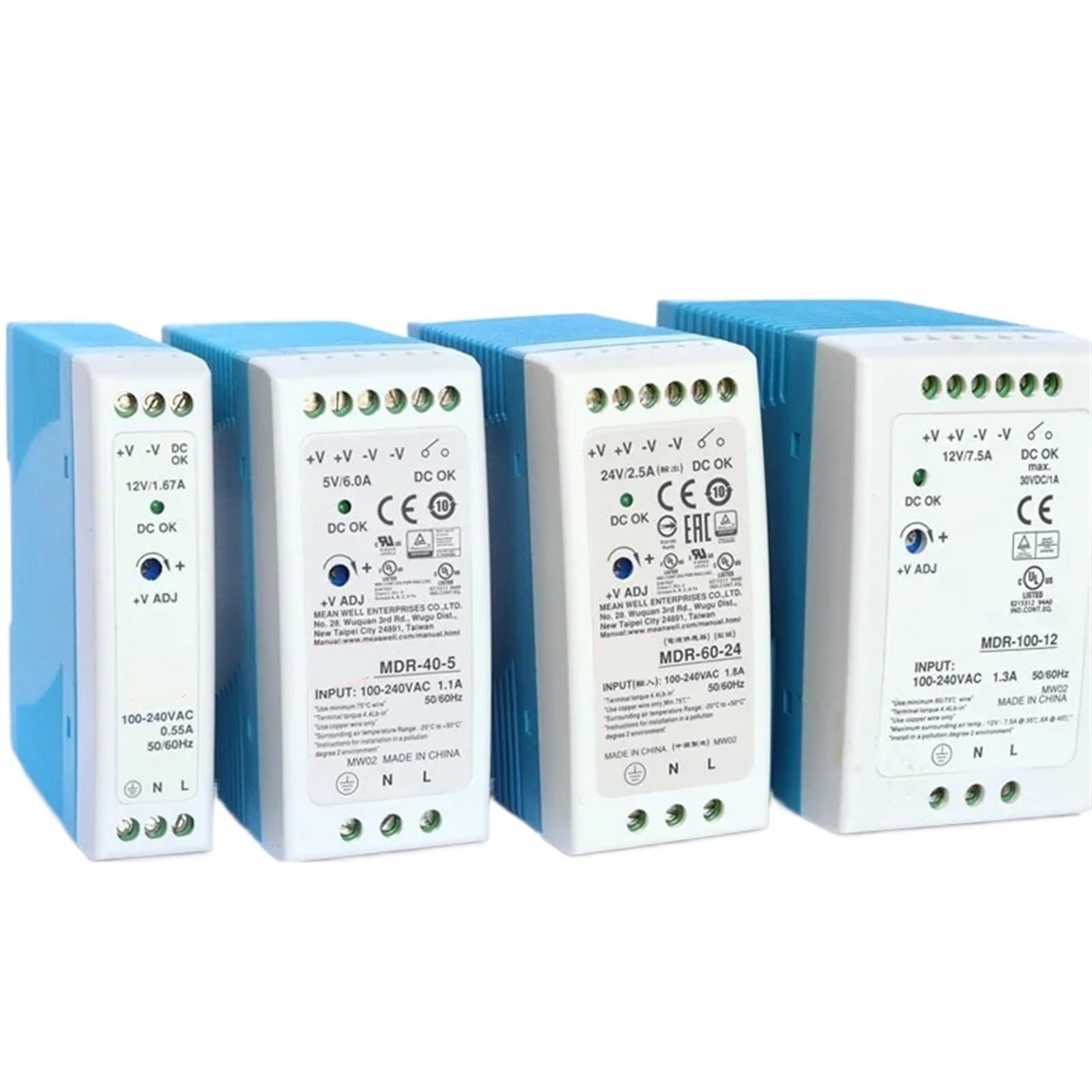 Alimentation électrique à interrupteur MDR 24V 100W pour automatisme
