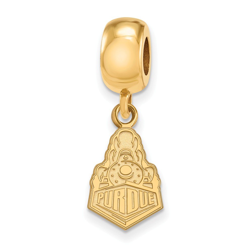 Purdue Bead Charm Small (1/2 Inch) Dangle (Gold Plated)