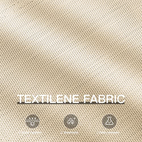 Purple Leaf 2 Pieces Outdoor Chaise Lounge Aluminum Patio Lounge Chair With Wheels And Armrests Outdoor Lounge Recliner Chair For Pool Backyard Beach Beige #TOP6