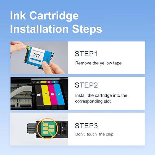 Vista 13 de Paquete de 5 cartuchos de tinta remanufacturados para Epson 410 410XL, tinta de repuesto de alta capacidad para impresora Epson 410 XL T410XL 410XL
