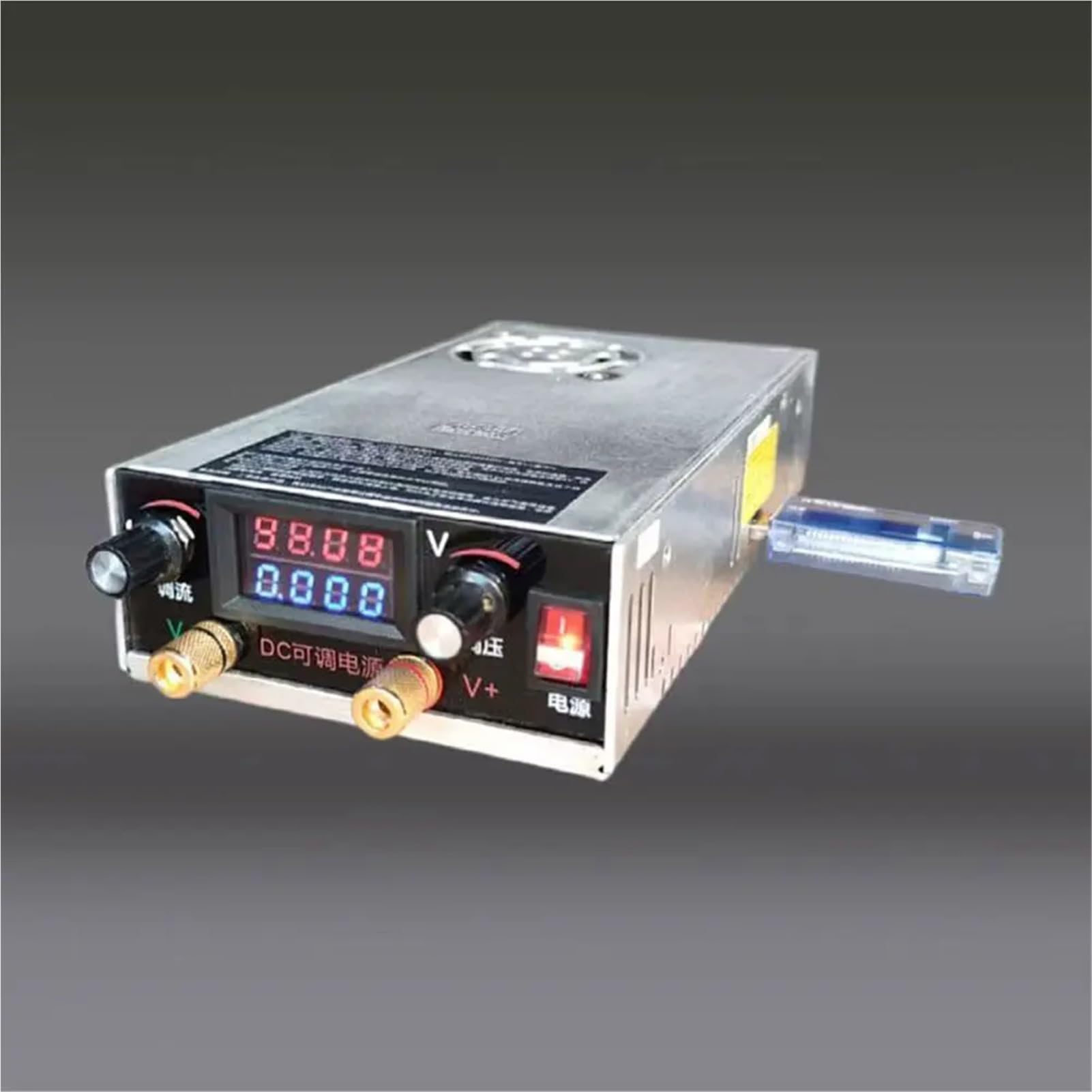 sujeniir Lithium Battery Charger DIY Repair Experiment Voltage Regulator Adjustable Power Supply 4-bit High-Precision Meter(0-95V)