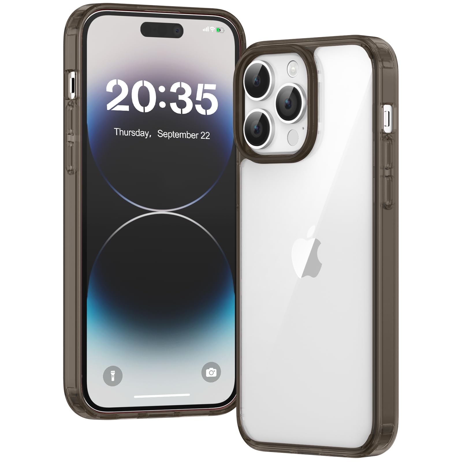 Clear Case for iPhone 15, Ultra Thin, Shockproof TPU Cover, Anti-Yellowing, Crystal Clear, Phone Case for Apple iPhone 15 - Clear — view 523