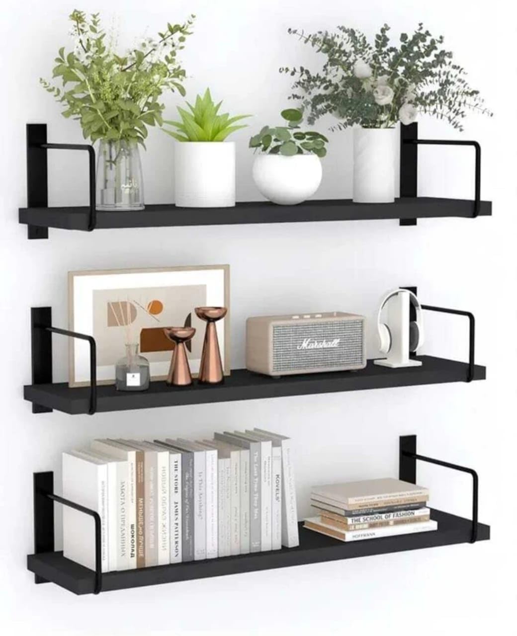 Stylish Wall Shelf for Home Decor and Storage, Ideal for Books, Plants and Showpieces, Minimal Design with Strong Wall Support-image-41