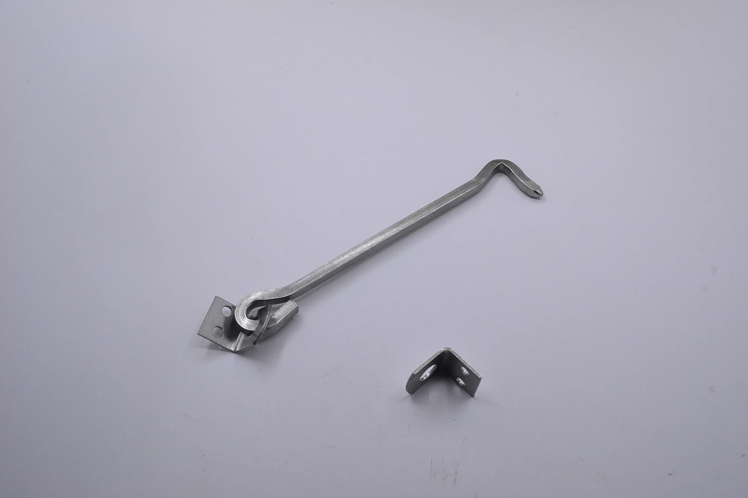 DHAKAD Heavy Duty Window Hook 6 Inch Stainless Steel Window Hook Squire Shape Silver Finish Anti Resistance Long Lasting Product Pack of 8 PCS — Amazon image 2