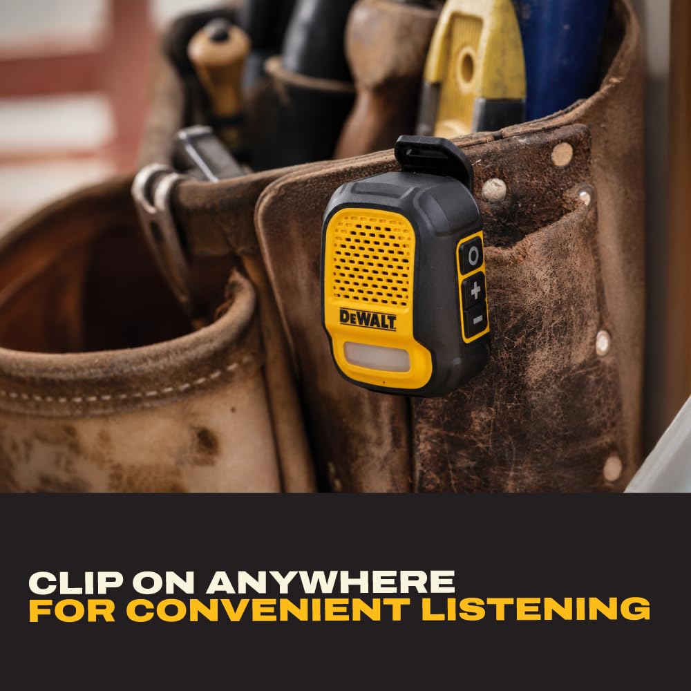 DEWALT Mini Wearable Bluetooth Speaker Pro Max (New Model) view 8
