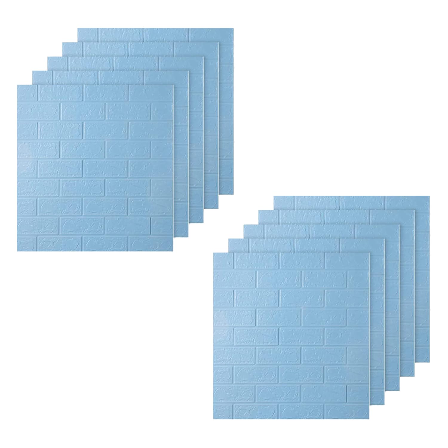 Kuber Industries Foam Brick Pattern 3D Wallpaper for Walls|Soft PE Foam|Easy to Peel, Stick & Remove DIY Wallpaper|Suitable on All Walls|Set of 5 Sheets, 70 cm X 77 cm (Pack of 2) (B0CVH84HQW) Amazon Price History, Amazon Price Tracker