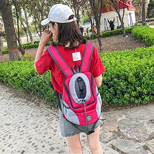 QiaoJia Estilosa mochila para transporte de cães e gatos para animais de estimação, bolsa de ombro p