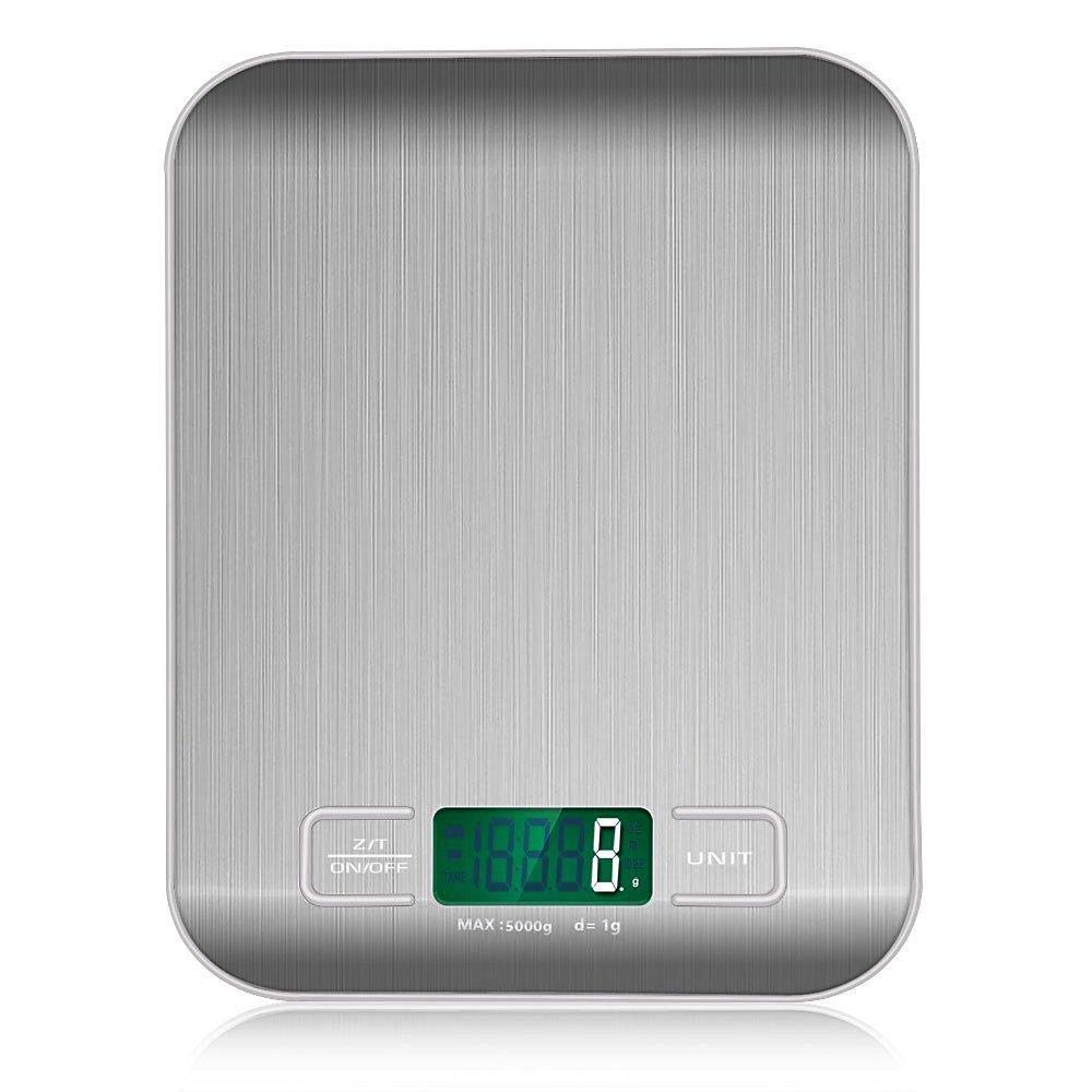 Digital Food Scale Kitchen Scale Slim Stainless Multifunction Scale