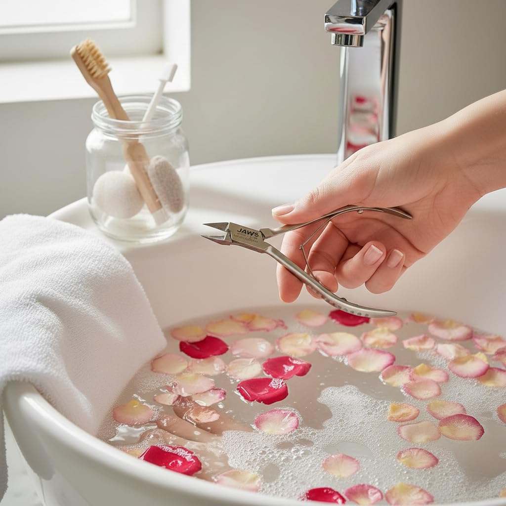Małe chirurgiczne obcinacze do paznokci – zalecane przez podiatrów obcinacze do paznokci ze stali nierdzewnej – narzędzia do pedicure do grubych paznokci u stóp – Jaws Podiatry