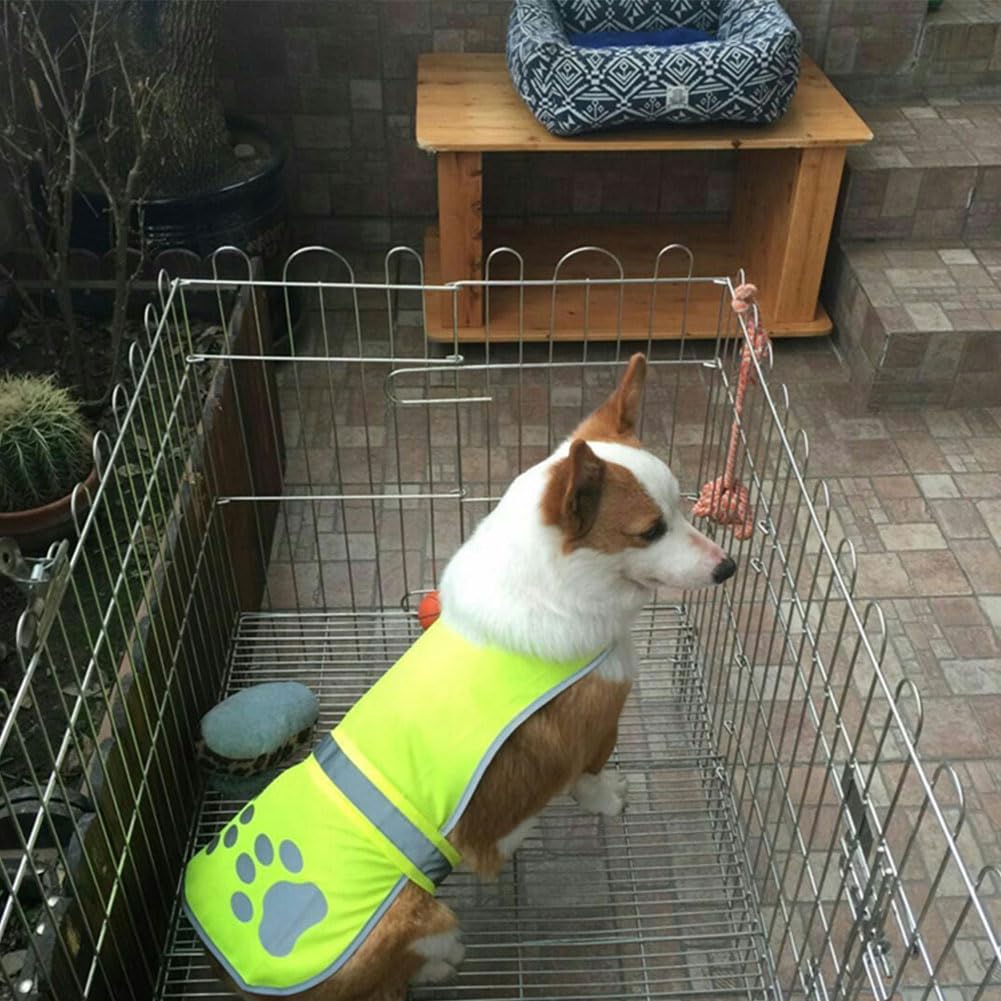 Pet Hunde Warnwesten,Hund Sicherheit Reflektierende Weste,Sicherheitsweste Pet Hunde,Sicherheit Geschirr Jacke für Hält den Hund Sichtbar Sicher vor Autos & Jagtunfällen(XXL)