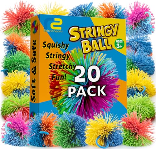 Stringy Balls & Fidget Toys 20 Pack - Fun Valentines