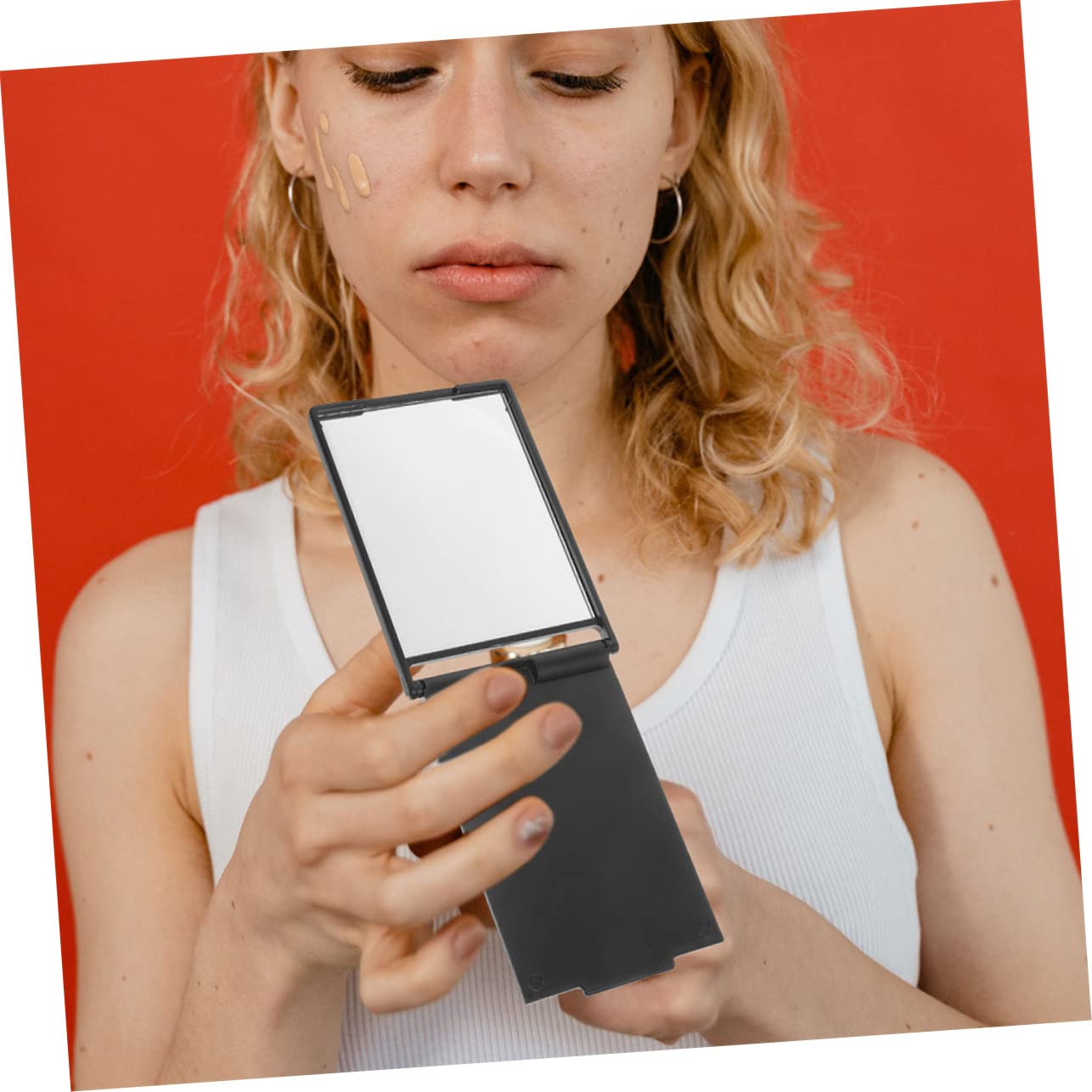 12pezzi Compatto Pieghevole Specchietto Tascabile Per Ragazze Specchietto Portatile Viaggio Piccolo Per Borsetta
