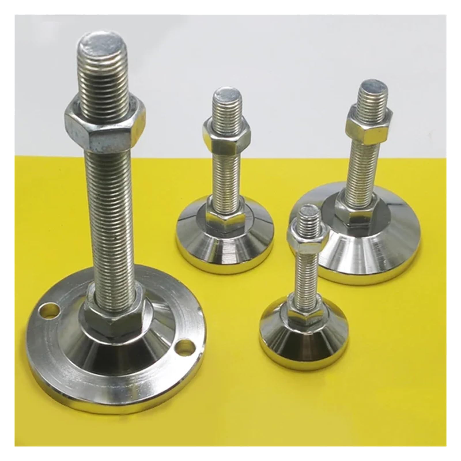 Patas niveladoras Ajustables para Muebles, 5 Unidades, con Rosca M12x150 para nivelar Muebles.
