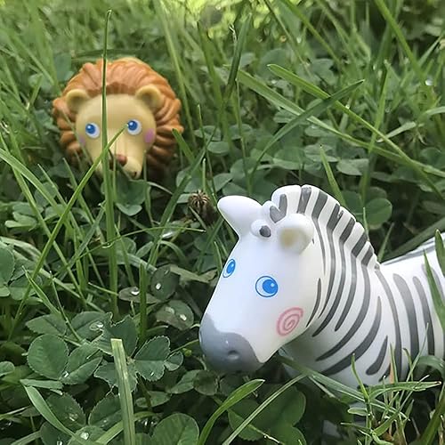 Miniatura 5 de HABA Little Friends Zebra - Figura de juguete de animales de zoológico de plástico grueso de 4 pulgadas