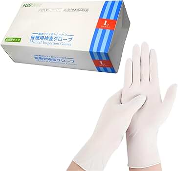 天然ゴム手袋　粉無　Mサイズ　1,800枚　介護　家事　菜園　庭 天然ゴム手袋 粉無 Mサイズ 1,800枚 介護 家事 菜園 庭 天然ゴム極