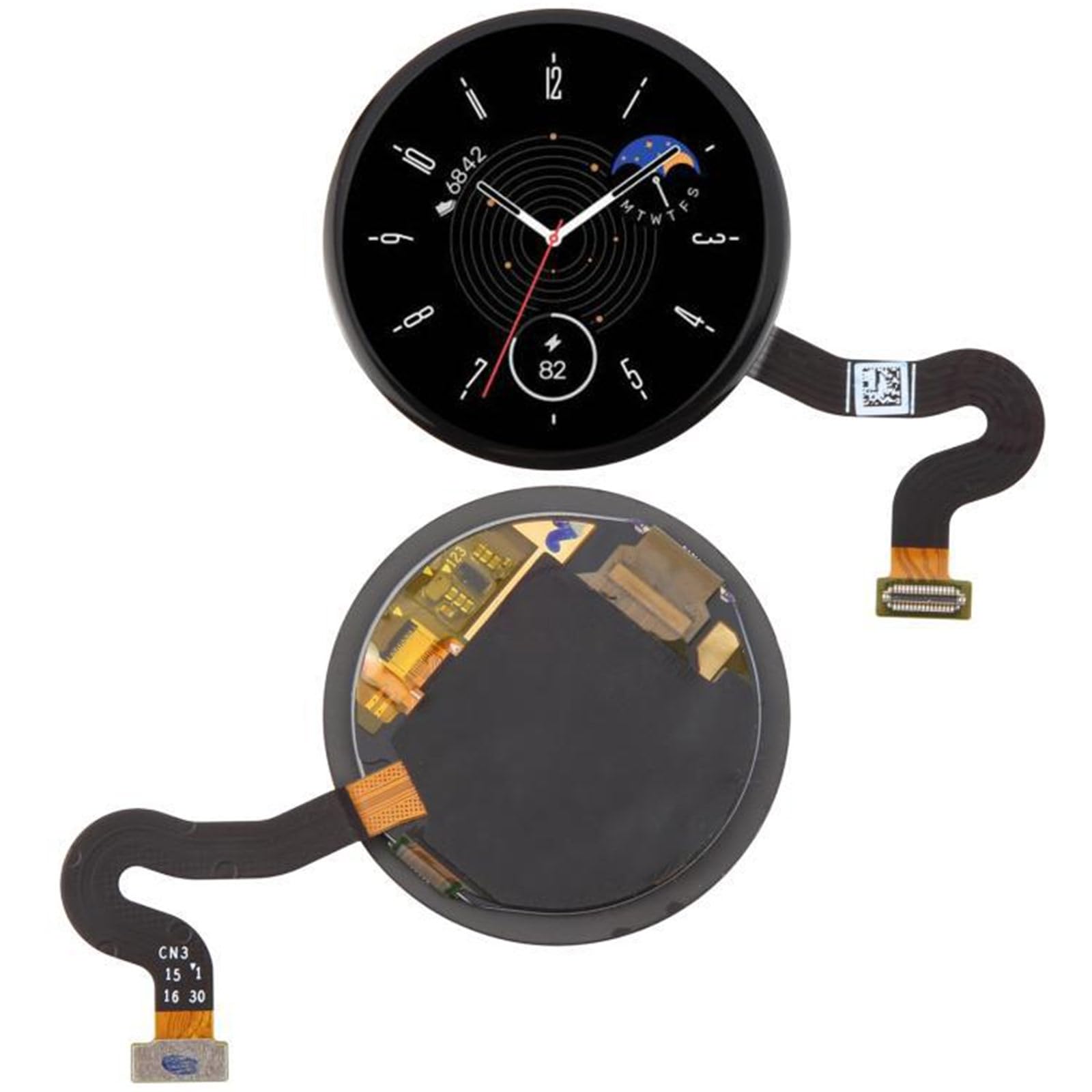 Écran tactile et module LCD haute résolution adapté pour montre de 42 mm pour écran de rechange lisse et minuscule Smartwatch