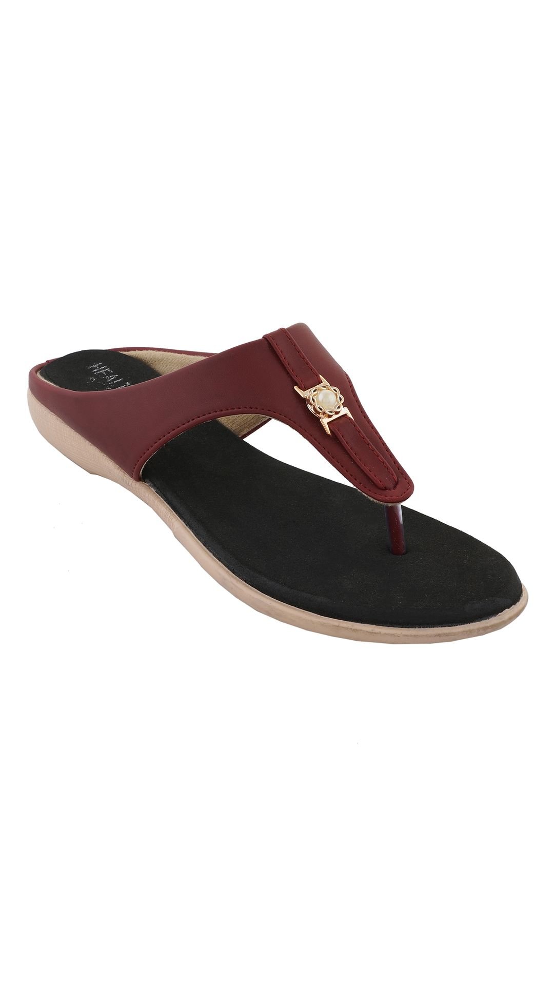 HEALTH FIT Womens Cherry Mesh Extra Soft Ortho Care Diabetic & Orthopedic Slippers, Doctor Chappal & Flip Flop with Memory Foam - 6 UK (B06Y135J5N) Amazon Price History, Amazon Price Tracker