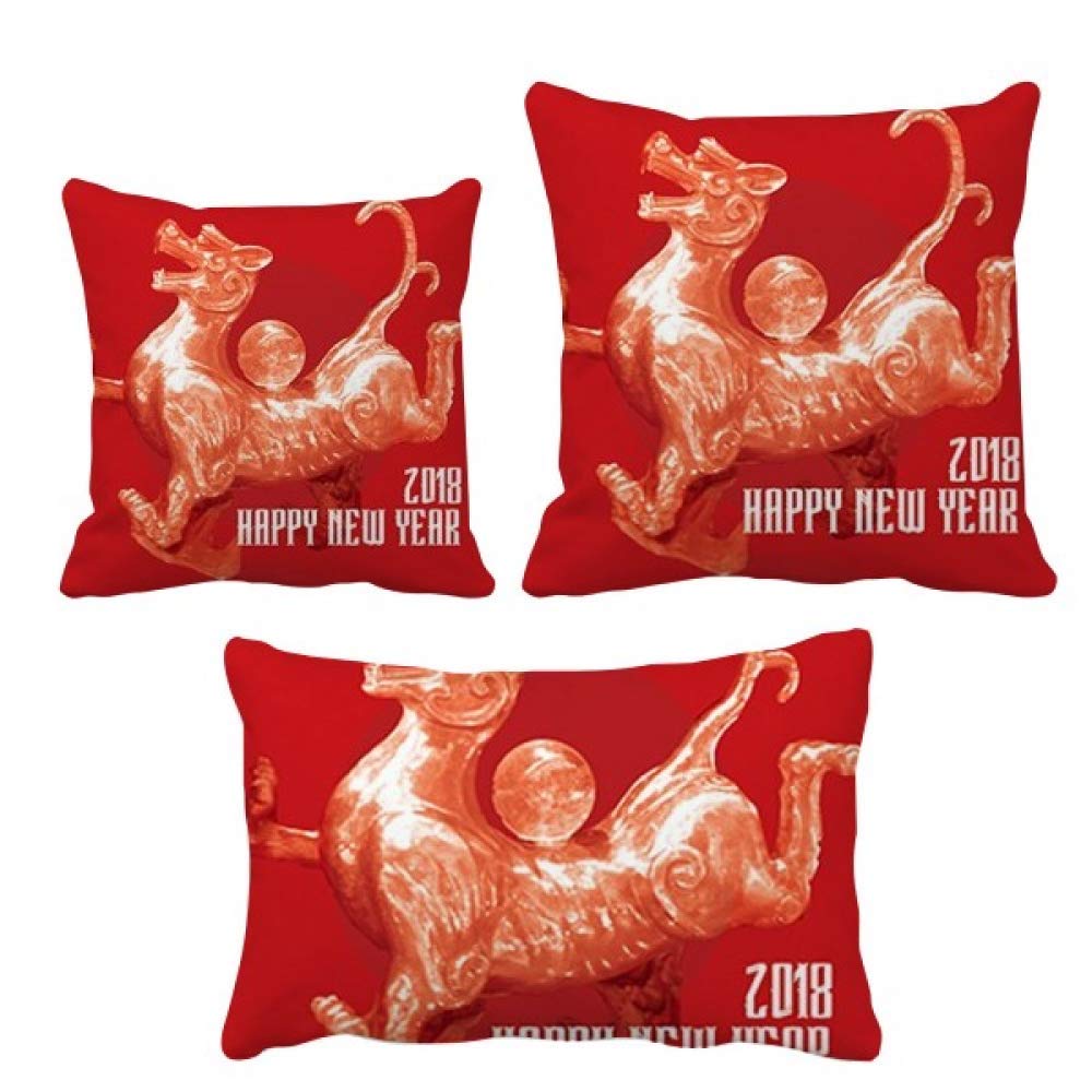 Coussin coq bonne année ensemble pour raviver un canapé terne et sans vie