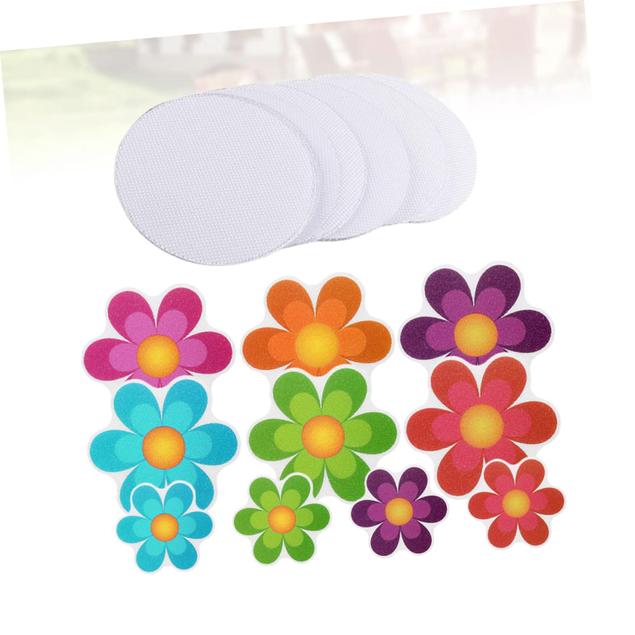PRETYZOOM 60 Piezas Anti Pegatinas Navidad Tazas sin bañera calcomanías Antideslizantes Pegatina Redonda para baño Dibujos Animados Pegatinas Antideslizantes Cinta Adhesiva