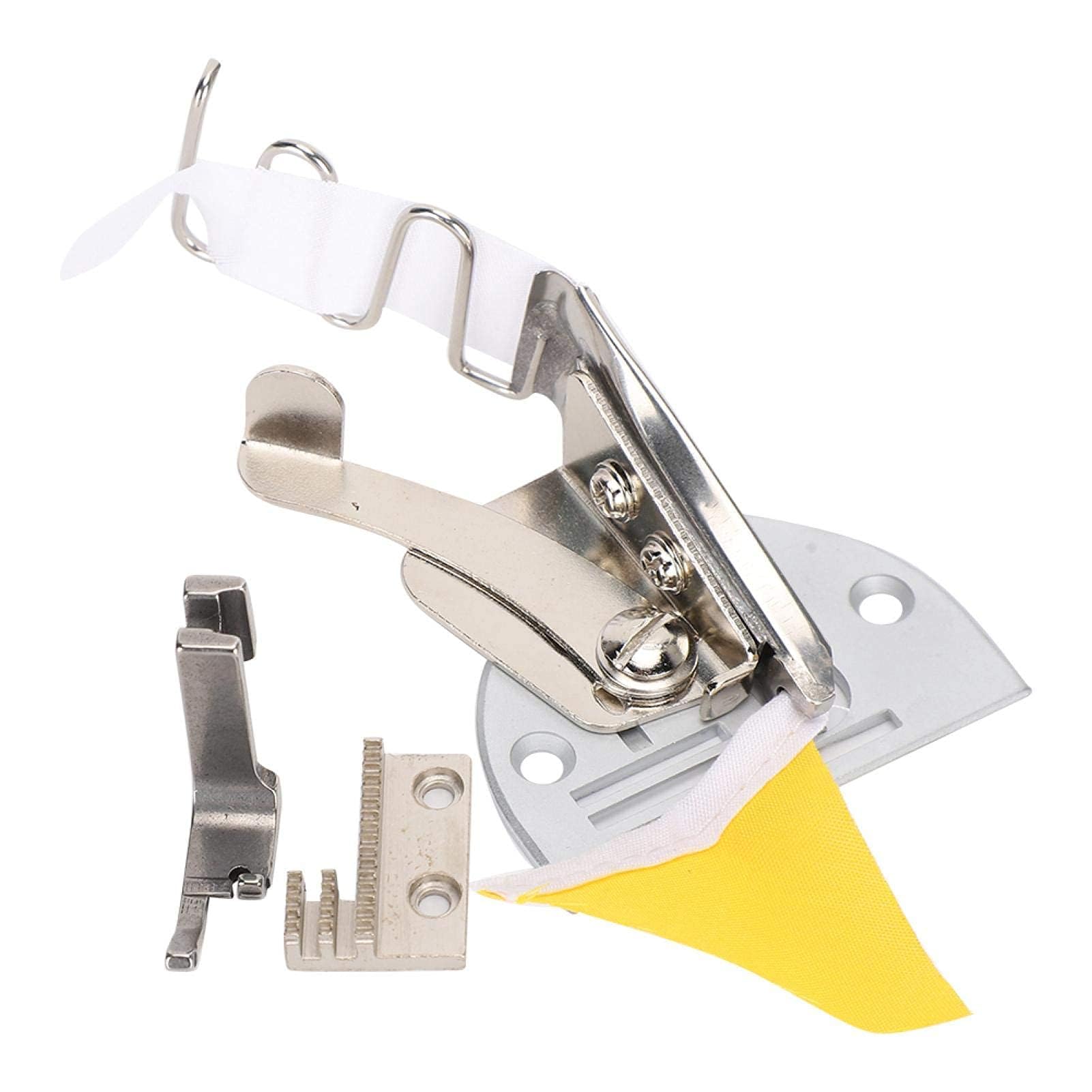Pssopp 26Mm Double Fold Angle Sewing Machine Binding Attachment Folder Lockstitch Industrial Sewing Machine Foot Accessories(26Mm)