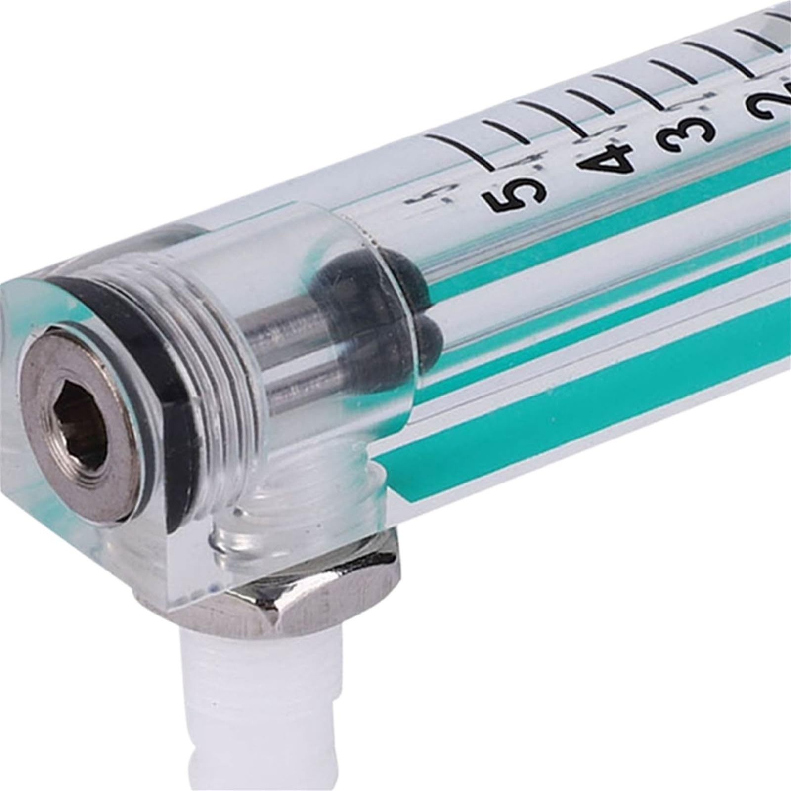 Medidor de flujo de gas, medidor de caudal de aire LZQ-1, medidor de flujo de oxígeno y dióxido de carbono de 1 a 5 LPM.