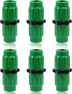 6 Sets Expandable Garden Hose Repair Kit | Dual-Channel Hose Female Male Connectors, Compatible with Pocket Hose Expandable 25 50 75 100 FT