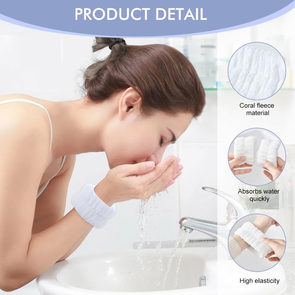 UDNFHL 3 Paires De Bracelets En Peluche, De Bracelets Doux Et