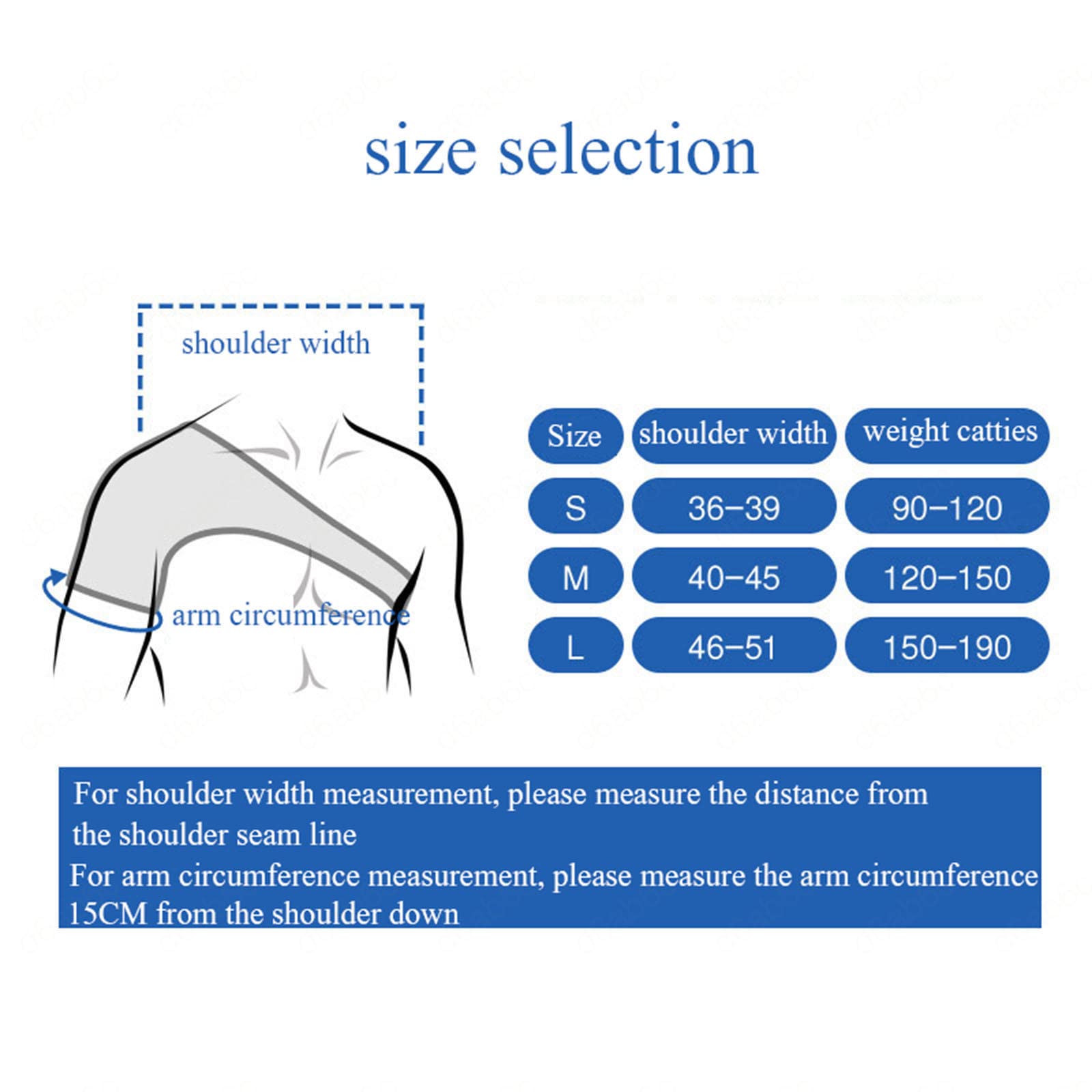 Doppelte Schulterstütze, Schulterstütze, Haltungskorrektur – Damen und Herren, Schulterbandage, Schultergürtel – Gelenkluxation, Sehnenentzündung, Arthritis,L