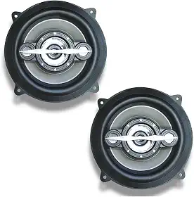 Par alto falante triaxial Leson 4 polegadas som automotivo