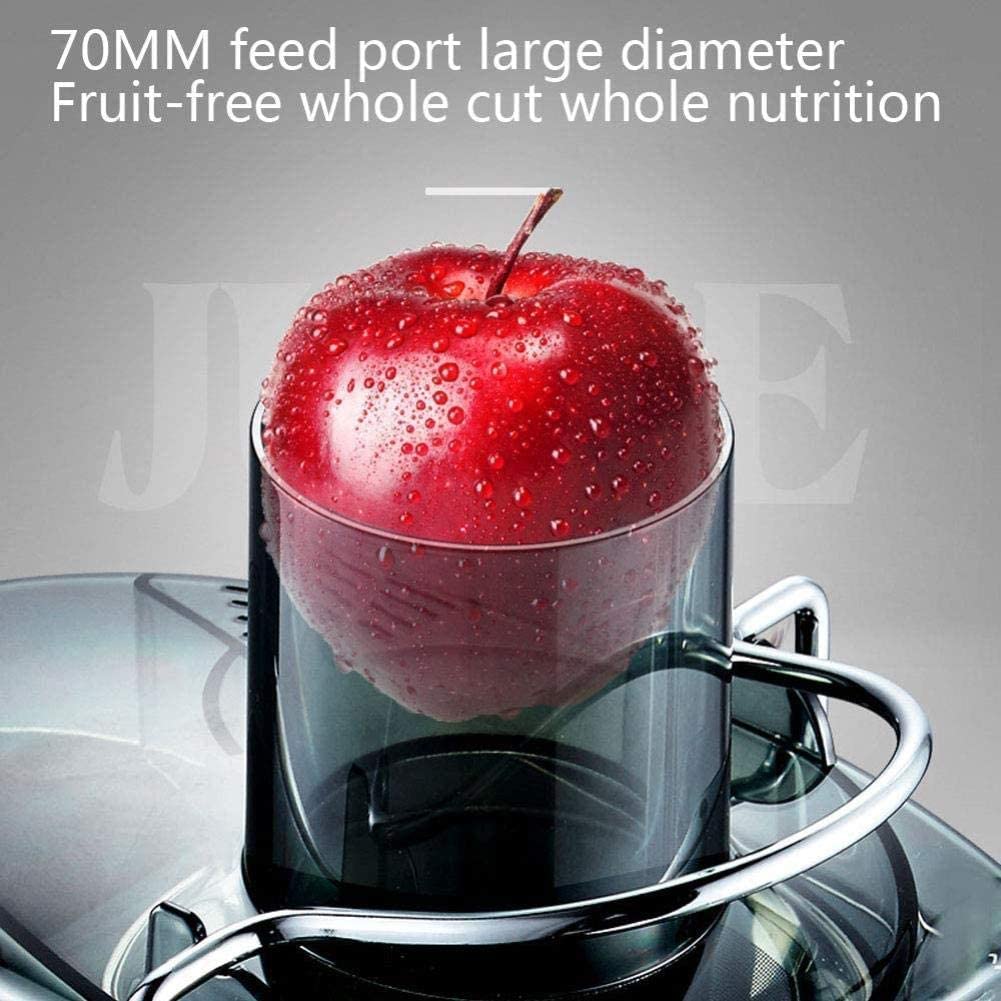ERoomQ Multifunctional Electric juicer Juicer Machines,Juicer Extractor Big Mouth Cold Press Juicer Fruit Dual Anti-drip Speed Juicer and Extractor Vegetable Motor,red,Silver Ju